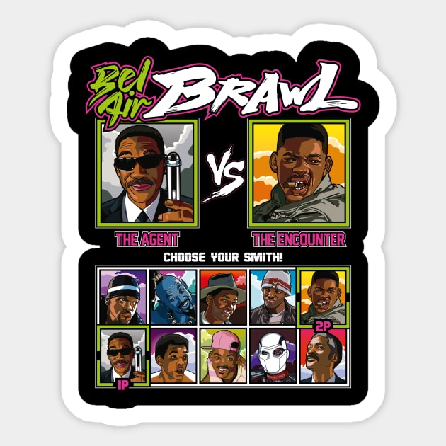 Bel Air Brawl - Will Smith VS Sticker by RetroReview